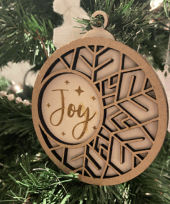 productfoto kerstbal "Joy"