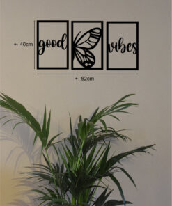 productfoto wanddecoratie met afmeting