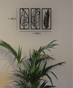 productfoto wanddecoratie met afmeting