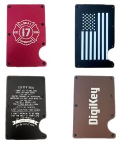 Alternative view of Metalen Pashouder – Luxe & Personaliseerbaar | Tot 8 Pasjes + Geldclip